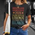 Grundschule Abschluss 2026 Eine Legendeerlässt Das Gelände T-Shirt Geschenke für Sie