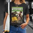 Halloween Horror Vintage Witch Zombie Comic Book Retro Scary T-Shirt Gifts for Her
