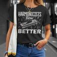 Harmonicists Blow Better ハーモニカ Tシャツ 彼女への贈り物