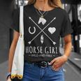 Horse Girl Wild And Free Arrow 馬好き乗馬tシャツ Tシャツ 彼女への贈り物