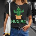 Hug Me 面白い サボテン ユーモア ギフト Tシャツ 彼女への贈り物