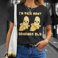 I'm This Many Bananas Old バナナ 2歳の誕生日 2歳 Tシャツ 彼女への贈り物