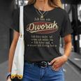 Ich Bin Ein Dworakich Höre Nicht Auf Wenn Ich Müde Bin T-Shirt Geschenke für Sie