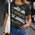 Jamaicaカモ柄グリーンカモフラージュ Tシャツ 彼女への贈り物