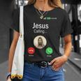 Jesus Is Calling I Jessus Calls An & Tシャツ 彼女への贈り物