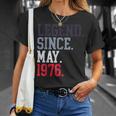 Legendince May 1976 メンズ レディース 1976年5月 Tシャツ 彼女への贈り物