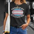 Lgbt お父さん 母 誇り Of My Transgender Daughter Transpride Tシャツ 彼女への贈り物