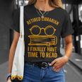 Librarian Retirement Library Books Lovers T-Shirt Gifts for Her Librarian Retirement Library Books Lovers T-Shirt Gifts for Her