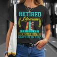 Librarian Retirement Retired Book Coworker Former 2025 T-Shirt Gifts for Her Librarian Retirement Retired Book Coworker Former 2025 T-Shirt Gifts for Her