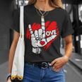 I Love You 手話 Asl Peak Languages Tシャツ 彼女への贈り物