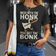 Mess With The Honk You Get The Bonk Tシャツ 彼女への贈り物