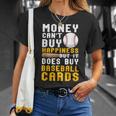 Money Can Buy 野球カード 面白い野球愛好家ファン Tシャツ 彼女への贈り物