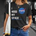 I Need Mypace Nasaケネディスペースセンター Nasaシャツ Tシャツ 彼女への贈り物