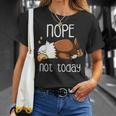 Nope Not Todayleeping American Bald Eagle Nap Early Bird Tシャツ 彼女への贈り物
