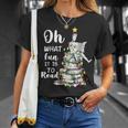 Oh What Fun It Is To Read Librarian Christmas Book Lover T-Shirt Gifts for Her