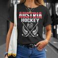 Österreich Eishockey Fan Trikot Österreich Hockey Teamupporter T-Shirt Geschenke für Sie