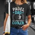 Padel Dad Uomo Divertente Papà Papà Padre Padel Fan Player Maglietta Regalos para ella