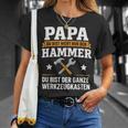 Papa Du Bist Der Hammer Ganze Werkzeugkastenatertag T-Shirt Geschenke für Sie