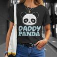Papà Panda Bear Papà Festa Del Papà Panda Maglietta Regalos para ella