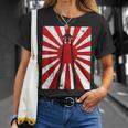 Pilot Plane Airport Air Traffic Controller Risingun Flag Tシャツ 彼女への贈り物