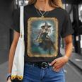 Pinup Girl 男性用 セクシーなハロウィーンの魔女 Tシャツ 彼女への贈り物