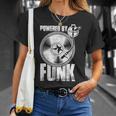 Powered By Funk Music 70年代 & 80年代 ビニール Tシャツ 彼女への贈り物