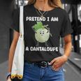 Pretend I Am A Cantaloupe メロン コスチューム マスクメロン Tシャツ 彼女への贈り物