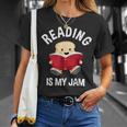 Reading Is My Jam Pun Book Lover & Reading T-Shirt Gifts for Her Reading Is My Jam Pun Book Lover & Reading T-Shirt Gifts for Her