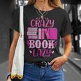 Reading Reader Crazy Book Lady English Teacher T-Shirt Gifts for Her Reading Reader Crazy Book Lady English Teacher T-Shirt Gifts for Her