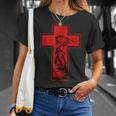 Regalo De Cruz Y Espada De Caballero Templario Camiseta unisex Regalos para ella