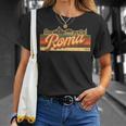 Romakyline & Italia Retrotripes Recuerdo De Roma Italia Camiseta unisex Regalos para ella