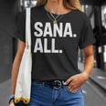 Sana All Filipinolang Phrase Pinoy Meme レディース メンズ Tシャツ 彼女への贈り物