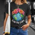 Save Planet Nature Flowers Every Day April 22 Earth Day T-Shirt Gifts for Her