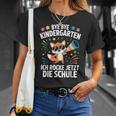 Schulanfangpruch Fuchs Einschulungchulkind 2026 Kinder T-Shirt Geschenke für Sie