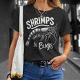 Shrimps Is Bugs Memeeafood Lovers ファン Tシャツ 彼女への贈り物