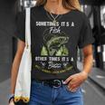 Sometimes Its A Fish Buzz Fishing Lover 漁師のギフト Tシャツ 彼女への贈り物