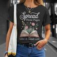 Spread Those Pages Like A Good Girl Bookworm Book Lover T-Shirt Gifts for Her