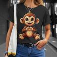 Süßes Äffchen Mit Herzsymbol T-Shirt Geschenke für Sie