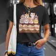 Sweet Icing Party 子猫好き 誕生日ケーキ かわいい猫 Tシャツ 彼女への贈り物