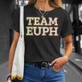 Team Euph Team Euphonium 吹奏楽部「チームユーフ」 おかしなユーフォニアム Tシャツ 彼女への贈り物