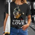 This Is Love And Tan チワワ犬 長袖tシャツ Tシャツ 彼女への贈り物