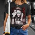 Trendy Floral Beast Girl Photo Tシャツ 彼女への贈り物