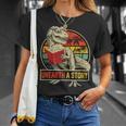 Unearth a Story Dinosaur Reading Book DinoRex Summer 2026 T-Shirt Gifts for Her Unearth a Story Dinosaur Reading Book DinoRex Summer 2026 T-Shirt Gifts for Her