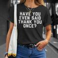 Vance Idiot Have You Evenaid Thank You OnceArcasm Tシャツ 彼女への贈り物