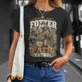 Worlds Best Fotter パティオ パトロール 裏庭 カワウソ しゃれ 誕生日 長袖tシャツ Tシャツ 彼女への贈り物