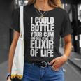 あなたの精子を瓶詰めして人生の万能薬として売ってもいいよ Tシャツ 彼女への贈り物