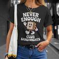 おもしろクラブサンドイッチまたはクラブサンドイッチ レトロ Tシャツ 彼女への贈り物