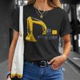かっこいいショベルカー 男の子 乗り物 建設現場 キッズ Tシャツ 彼女への贈り物