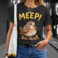 かわいいミープバードがミープバードミームアメリカンウッドコックミープと言っています。 Tシャツ 彼女への贈り物