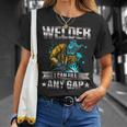 どんな隙間も埋めることができる溶接機、面白い加工溶接 Tシャツ 彼女への贈り物
